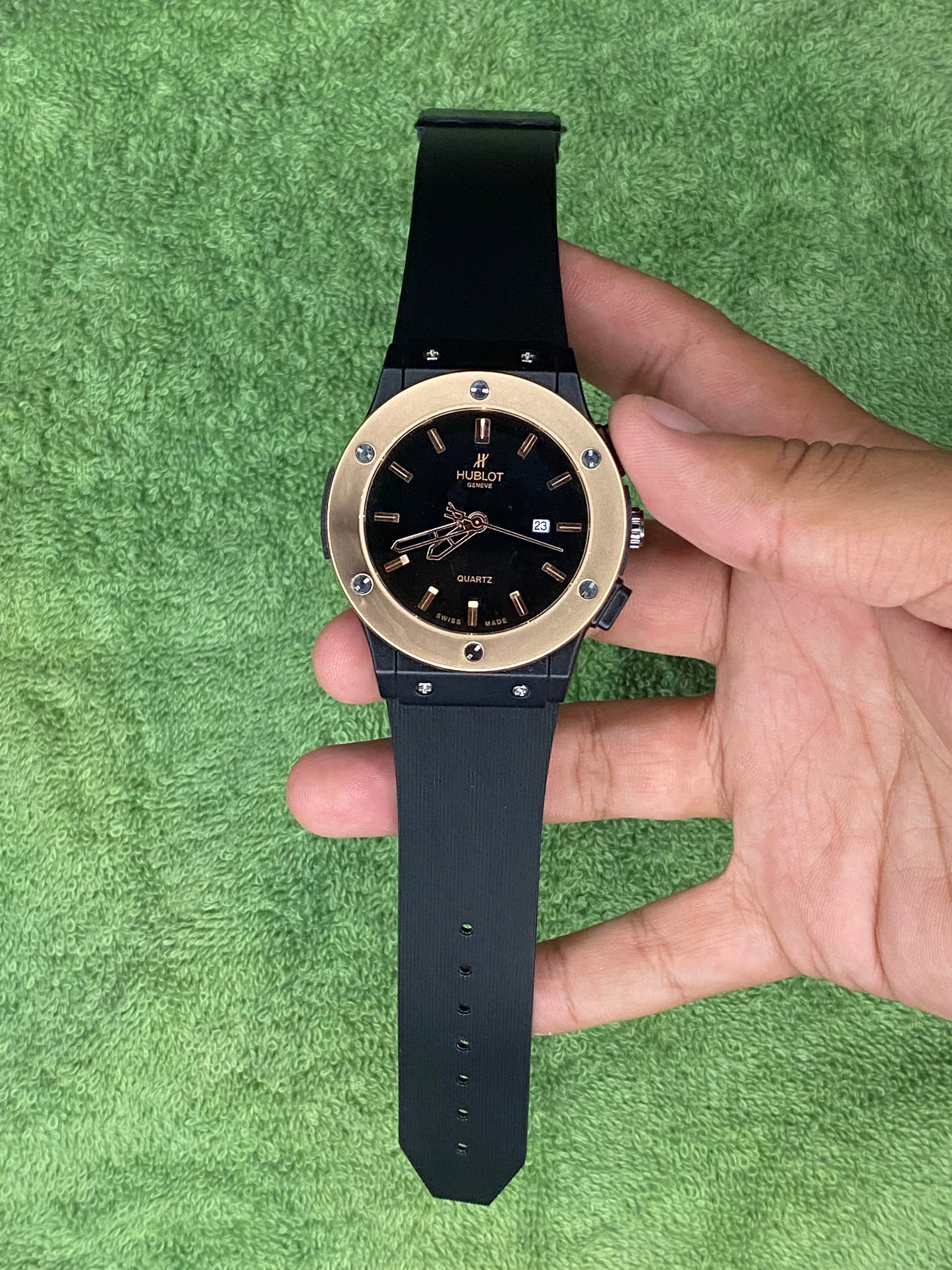 Black Hublot With Orignal Lock