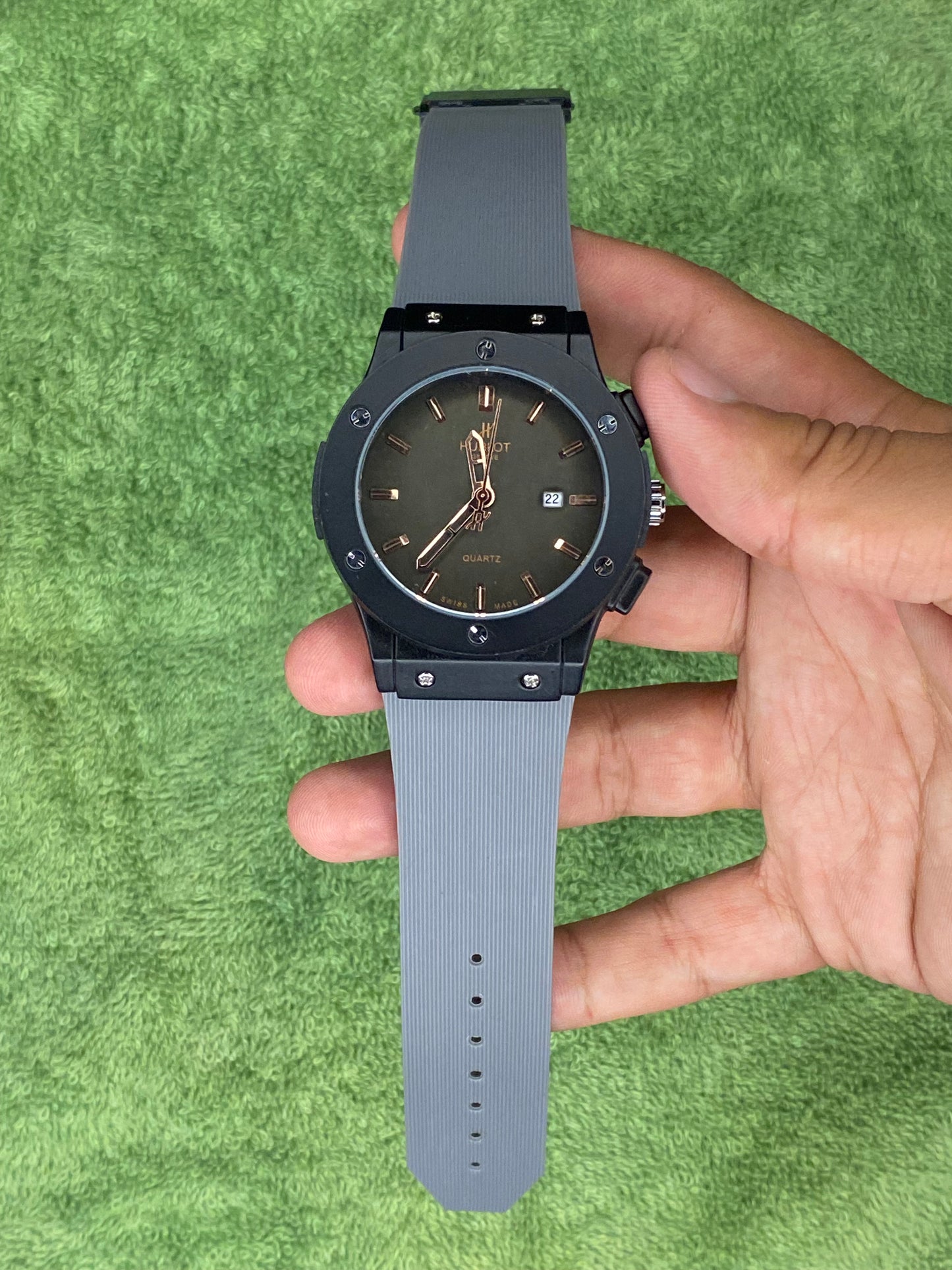 Grey Hublot With Orignal Lock
