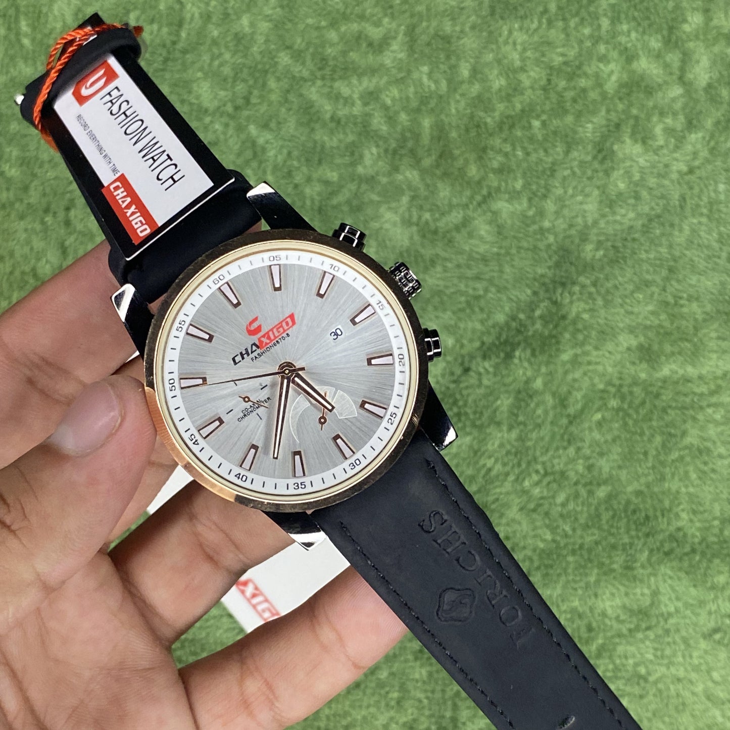 Chaxigo Original Black Watch With Date