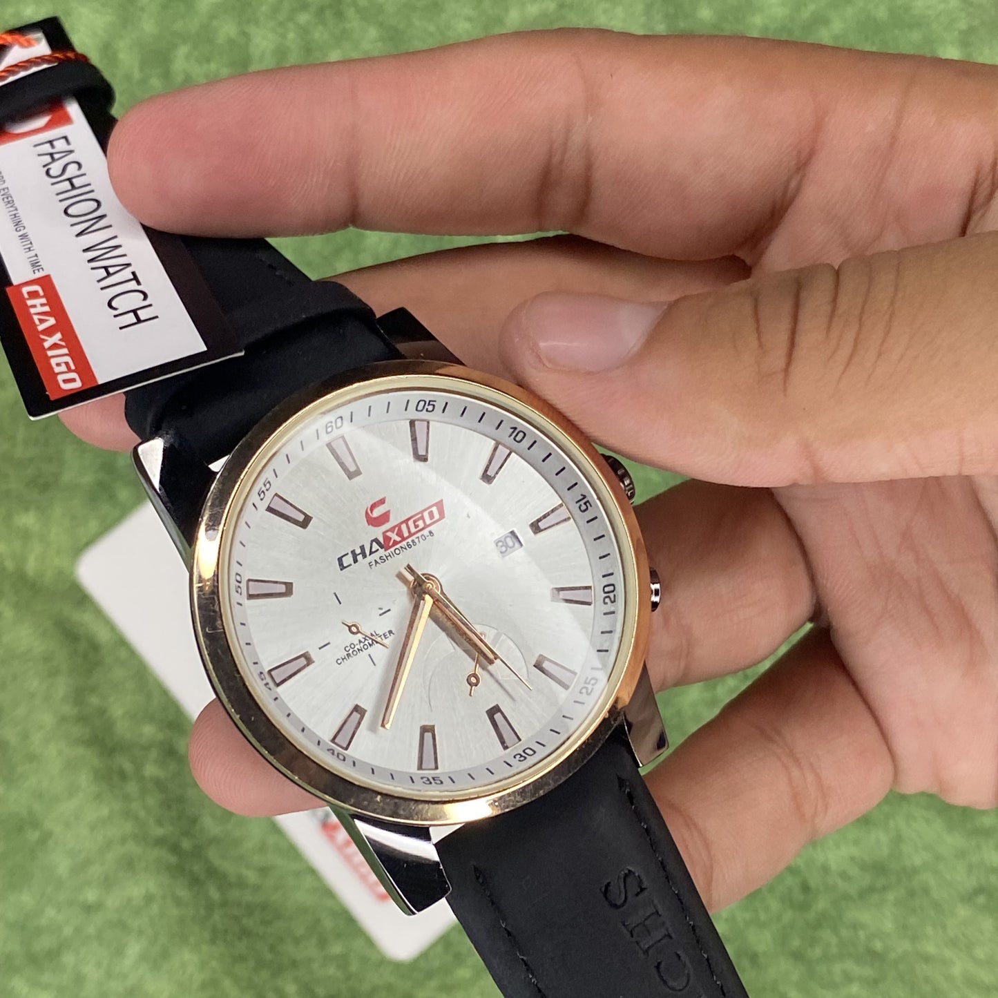 Chaxigo Original Black Watch With Date