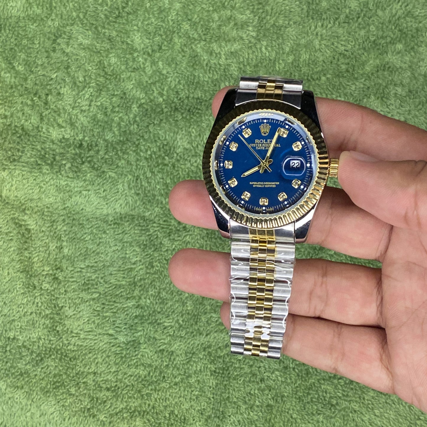 Rolex True Tone With Sky Blue Dial