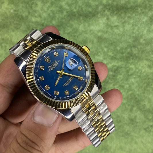 Rolex True Tone With Sky Blue Dial