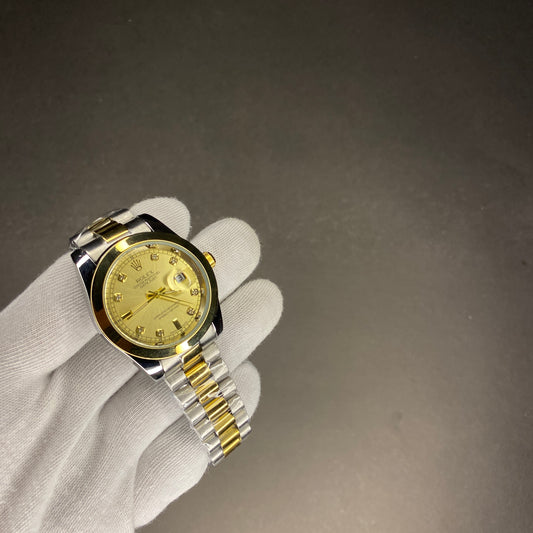 Rolex True Tone With Golden Dial