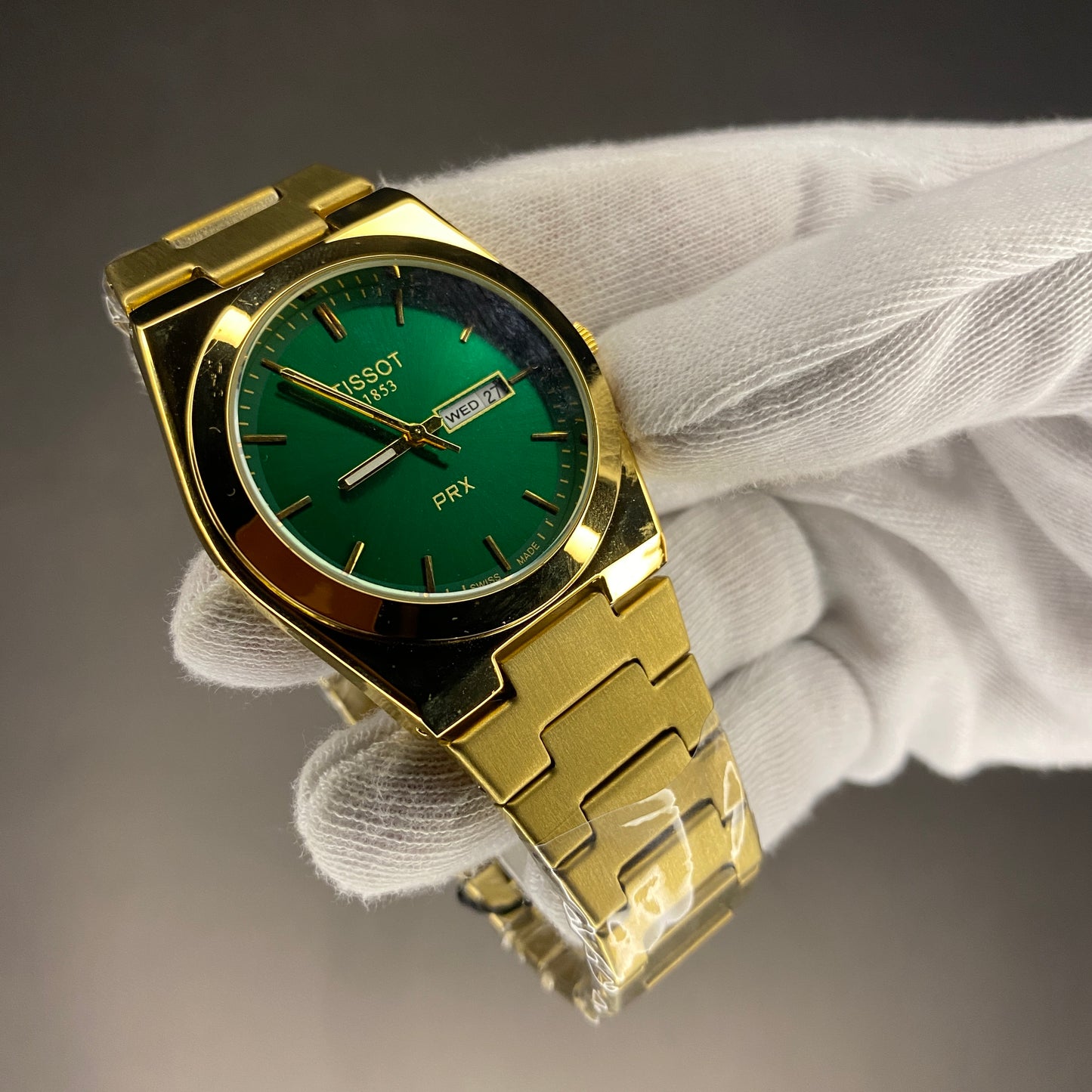 Tissot Prx Golden Chain With Day & Date