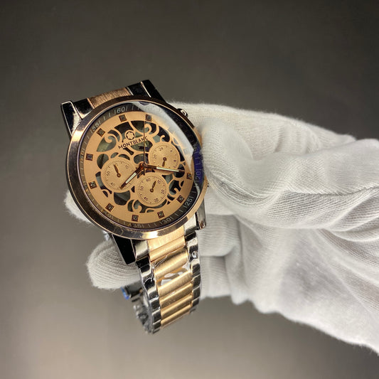 True Tone Montblanc With Golden Dial