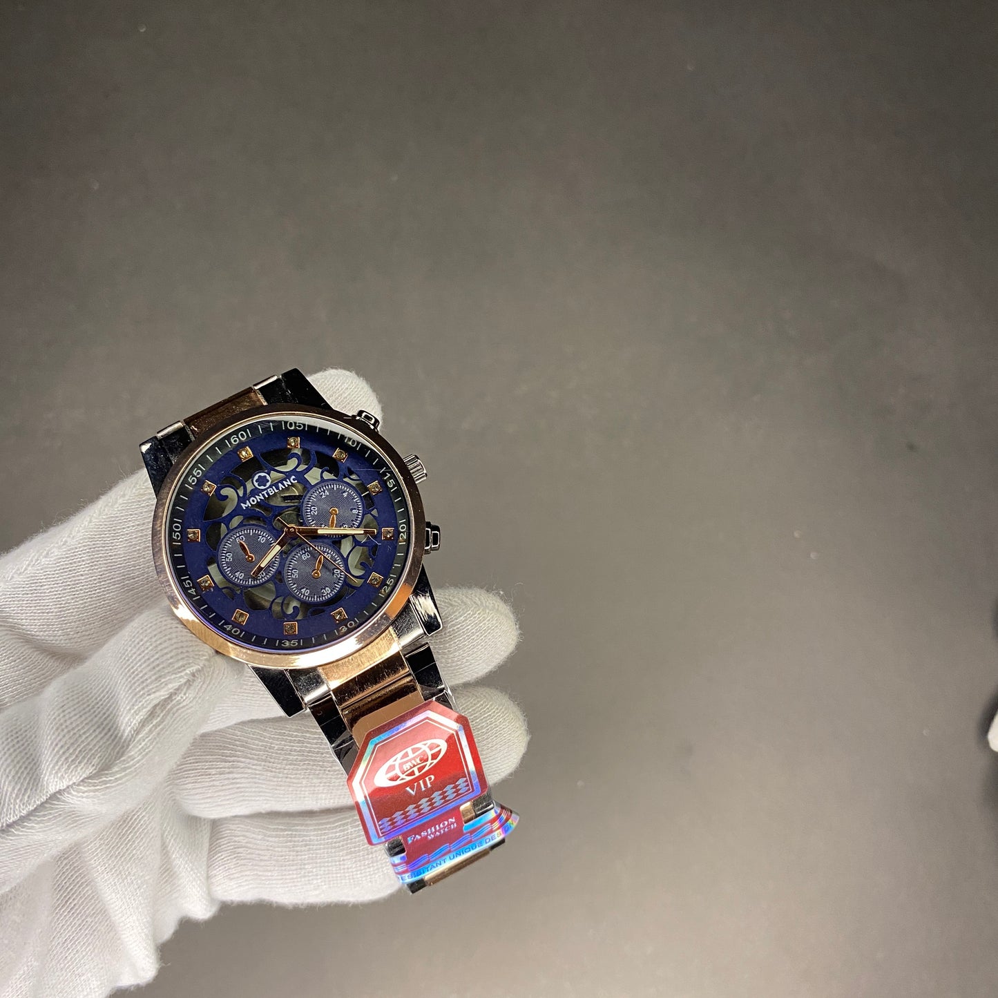 True Tone Montblanc With Blue Dial