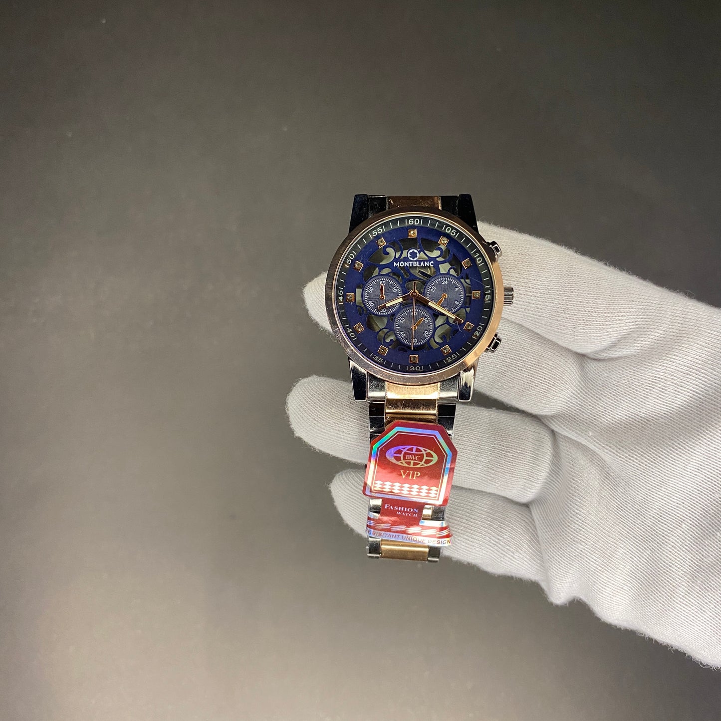 True Tone Montblanc With Blue Dial