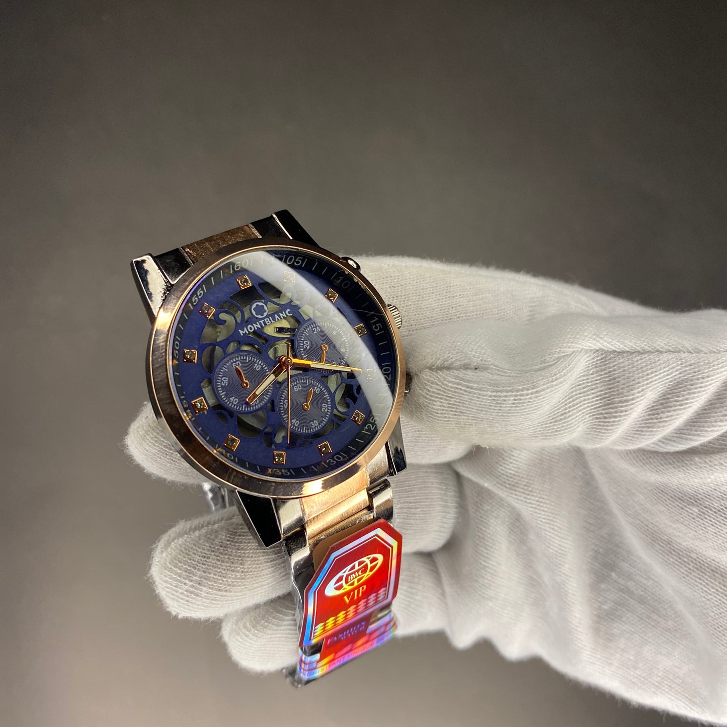 True Tone Montblanc With Blue Dial