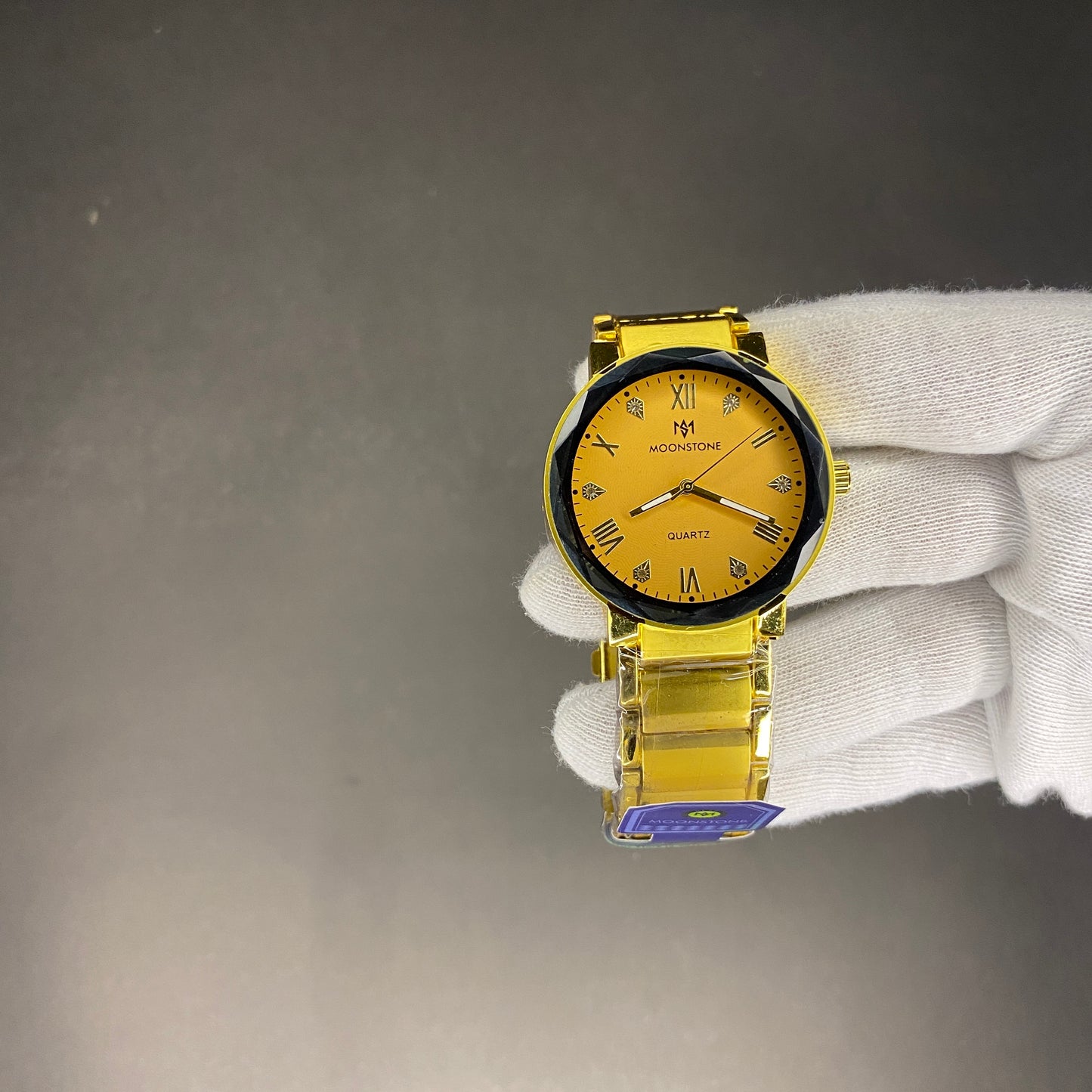Moonstone Golden Color Crystal Dial